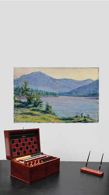 Павлов Олег Борисович. Горный Алтай. Река Катунь. Утро